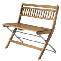 Billede af FDB Møbler M23 Lilleø Altanbænk SH: 45 cm - Natur Olieret Teak 