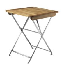 Billede af FDB Møbler M23 Lilleø Altanbord H: 73,5 cm - Natur Olieret Teak 