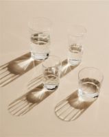 Billede af HAY Angle Glass Medium Set Of 4 H: 10 cm - Clear