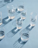 Billede af HAY Angle Glass Large Set Of 4 H: 10 cm - Clear