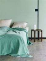 Billede af HAY Linen Bedspread 240x260 cm - Emerald Green