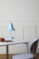 Billede af Verpan Pantop Ø23 Bordlampe H: 38cm - Light Blue/Glossy Airy Blue