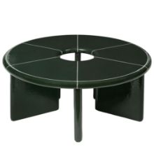 Billede af Ferm Living Deya Coffee Table Ø: 80 cm - Dark Green 