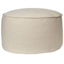 Billede af Ferm Living Aun Cotton Pouf Ø: 80 cm - Off-White  