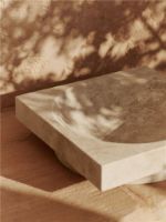 Billede af Ferm Living Hew Low Centerpiece H: 7 cm - Travertine