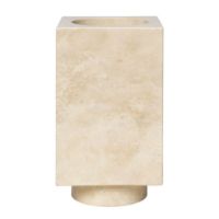 Billede af Ferm Living Hew Vase H: 21 cm - Travertine