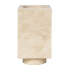 Billede af Ferm Living Hew Vase H: 21 cm - Travertine
