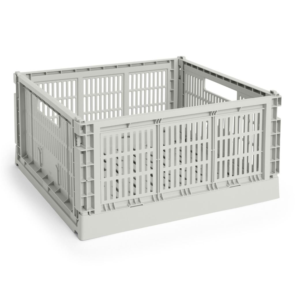 Billede af HAY Colour Crate Large Square 42x42 cm - Grey