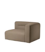 Billede af FDB Møbler L44 Højre Sofa Modul 124x98 cm - Taupe 