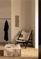 Billede af Audo Copenhagen Knitting Lounge Chair - Black Solid Oak/Barnum Bouclé 24