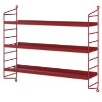 Billede af String Pocket Reol 60x50 cm - Oxtorgsröd