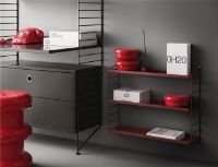 Billede af String Pocket Reol 60x50 cm - Oxtorgsröd