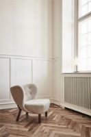 Billede af &Tradition Little Petra VB1 Loungechair & ATD1 Pouf - Oiled Walnut/Karakorum 003