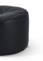 Billede af Bent Hansen Marokko M48 Puf Rund Ø: 48 cm - Zenso 3 Sort Læder