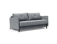 Billede af Innovation Living Cubed Sovesofa m. Armlæn L: 160 cm - Twist Granite/Mat Sort