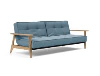Billede af Innovation Living Splitback Frej Sovesofa L: 232 cm - Eg/Mixed Dance Light Blue