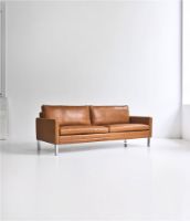 Billede af Mogens Hansen MH 376 4 Pers Sofa L: 240 cm - Premium Læder / Cognac