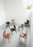 Billede af NORR11 Elephant Spisestuestol SH: 45,5 cm - Natural Oak/Dunes Camel 21004 UDSTILLINGSMODEL 