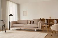 Billede af Erik Jørgensen EJ 280 2 Pers. Sofa 86 L: 210 cm - Bardal 110/Børstet Krom