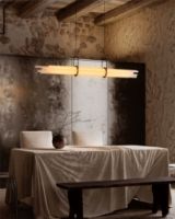 Billede af DCW Editions NL12 Lampe B: 130 cm - Hvid Glas