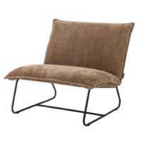 Billede af Bloomingville Cape Loungestol H: 80 cm - Brun Bouclé