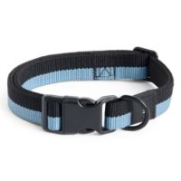 Billede af HAY Dogs Collar Flat M/L: 65 cm - Blue/Black 