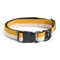 Billede af HAY Dogs Collar Flat M/L: 65 cm - Off-White/Ochre