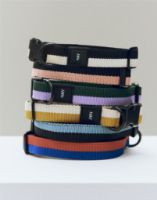 Billede af HAY Dogs Collar Flat M/L: 65 cm - Off-White/Ochre