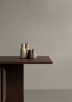 Billede af Audo Copenhagen Bottle Grinder Small 2-Pack H: 11,5 cm - Hunting Green/Beige/Walnut
  