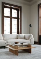 Billede af Woud Parallel Sofabord 90x90 cm - Hvidpigmenteret Lakeret Eg