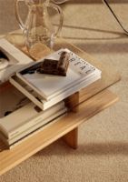 Billede af Woud Parallel Sofabord 120x60 cm - Hvidpigmenteret Lakeret Eg