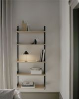 Billede af New Works Wall Bar 2 stk. H: 190 cm - Black