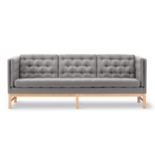 Billede af Fredericia Furniture EJ315 3 Pers. Sofa L: 210 cm - Luce 005 Scoria/Oak Light Oil