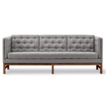 Billede af Fredericia Furniture EJ315 3 Pers. Sofa L: 210 cm - Luce 005 Scoria/Walnut Oiled