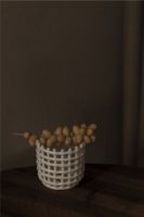 Billede af Ferm Living Ceramic Basket Small Ø: 16 cm - Off-White 