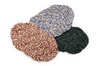 Billede af HAY Coco Door Mat Swirl 40x80 cm - Green/Black