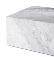Billede af Audo Copenhagen Plinth Low H: 27 cm - White Carrara Marble