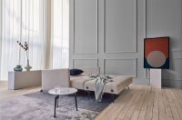 Billede af Innovation Living Cubed Sovesofa m. Armlæn L: 140 cm - Blida Sand Grey/Mat Sort