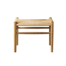 Billede af FDB Møbler J83 Skammel Jørgen Bækmark H: 41 cm - Smoked / Nature