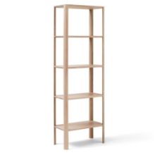 Billede af Form & Refine Leaf Shelf 0,5x5 H: 162 cm - Hvidolieret Eg