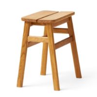 Billede af Form & Refine Angle Standard Stool B: 38 cm - Naturolieret Eg
