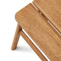 Billede af Form & Refine Angle Standard Stool B: 38 cm - Naturolieret Eg