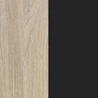 Billede af Skovby SM33 Spisebord inkl. 3 stk. Tillægsplader Ø: 123-149 cm - Hvidolieret Eg/Sort Laminat