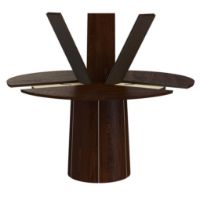 Billede af Skovby SM33 Spisebord inkl. 3 stk. Tillægsplader Ø: 123-149 cm - Lakeret Valnød