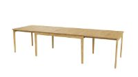 Billede af Skovby SM26 Spisebord inkl. 3 stk. Tillægsplader L: 155-308 cm - Massiv Naturolieret Eg