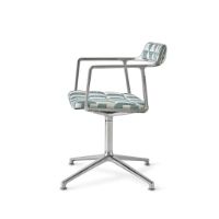 Billede af Vipp 452 Swivel Stol Gliders u. Hjul Guesthouse Edition - Aluminium /Mint Grøn 