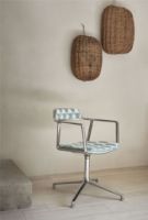 Billede af Vipp 452 Swivel Stol Gliders u. Hjul Guesthouse Edition - Aluminium /Mint Grøn 