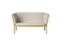 Billede af FDB Møbler J148 2 pers. Sofa Erik Ole Jørgensen L: 150 cm - Eg/Hestedækken