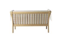 Billede af FDB Møbler J148 2 pers. Sofa Erik Ole Jørgensen L: 150 cm - Eg/Hestedækken