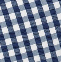 Billede af Juna Bæk&Bølge Sengetøj inkl. Pudebetræk 140x220 cm - Mørk Blå/Hvid